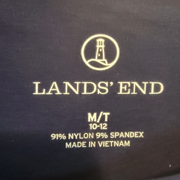 Lands' End Long Sleeve Swim Rash Guard Size M Tall - Picture 3 of 4